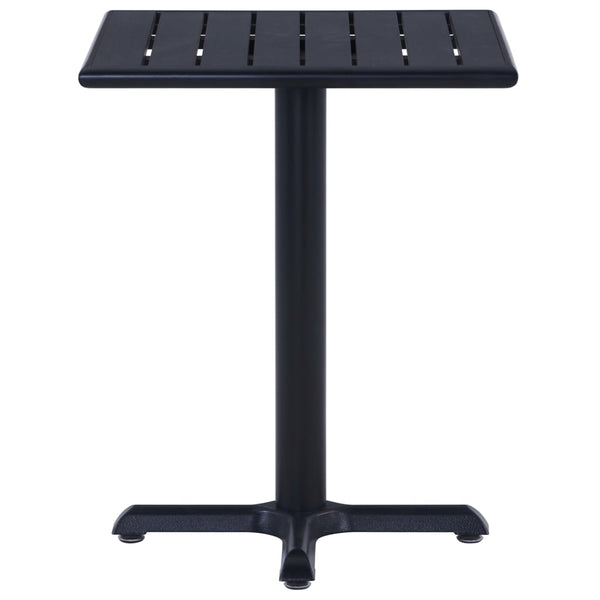Schwarzer Gartentisch Perisada 60x60x75cm