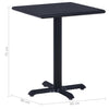 Schwarzer Gartentisch Perisada 60x60x75cm