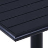 Gartentisch Perisada Schwarz 80x80x75cm