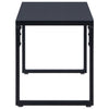 Schwarze Gartenbank Batho 120,5 cm (Polystyrolplatte)