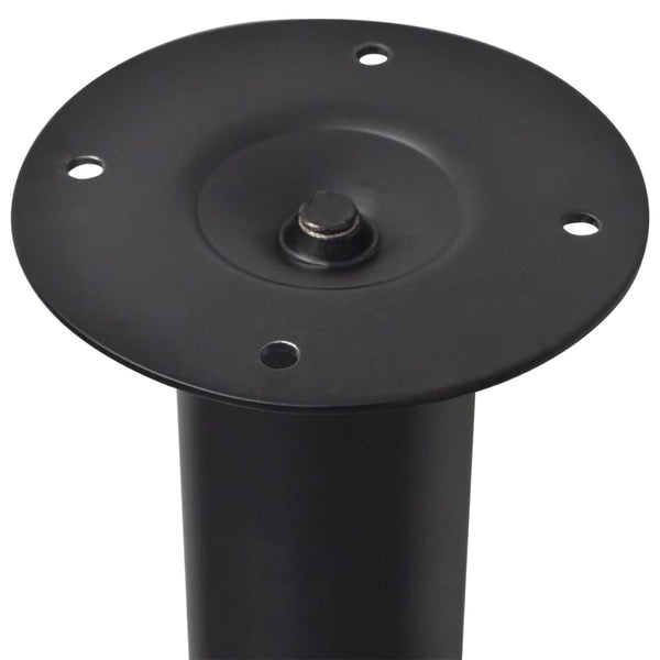 Schwarze Teleskop-Tischbeine Velva 710 mm-1100 mm (4 Stück)