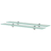 Schweberegale Florilina aus Glas 70x10cm 8 mm (2 Stk.)