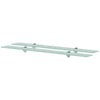 90x10cm schwebende Glasregale Florilina 8 mm (2 Stück)
