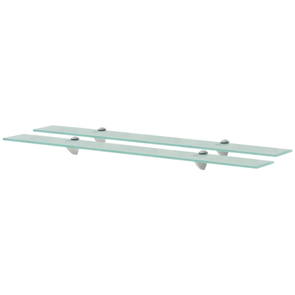 90x10cm schwebende Glasregale Florilina 8 mm (2 Stück)