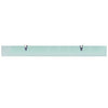 Glas-Wandregale 100x10cm 8 mm Florilina (2 Stück)