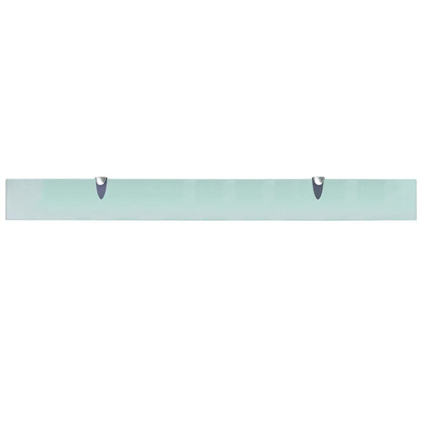 Glas-Wandregale 100x10cm 8 mm Florilina (2 Stück)