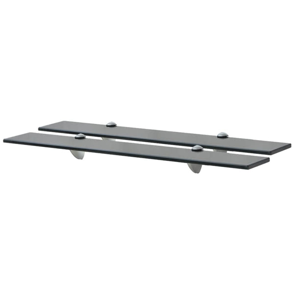Glas-Wandregale 70x10cm 8mm Florilina (2 St.)