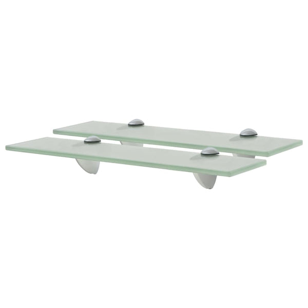 Glas-Schweberegale 40x10cm 8 mm Florilina (2 Stück)
