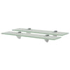 Florilina schwimmende Glasregale 50x10cm 8mm (2 Stück)