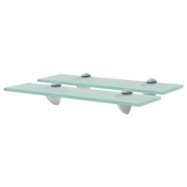 Glas-Schweberegale 40x20cm Ermalai 8 mm (2 St.)