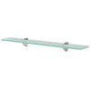 Schwebende Regale Ermalai 60x20cm aus 8 mm Glas (2 Stück)
