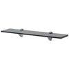 Wandmontierte schwebende Glasregale 50x20cm 8mm (2 St.)