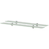 Glasschweberegale 90x20cm 8 mm Ermalai (2 St.)