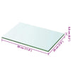 Klarglasregal Arlena 30x20cm (2 Stück)