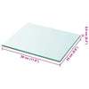 Klarglasregal Arlena 30x25cm (2 St.)