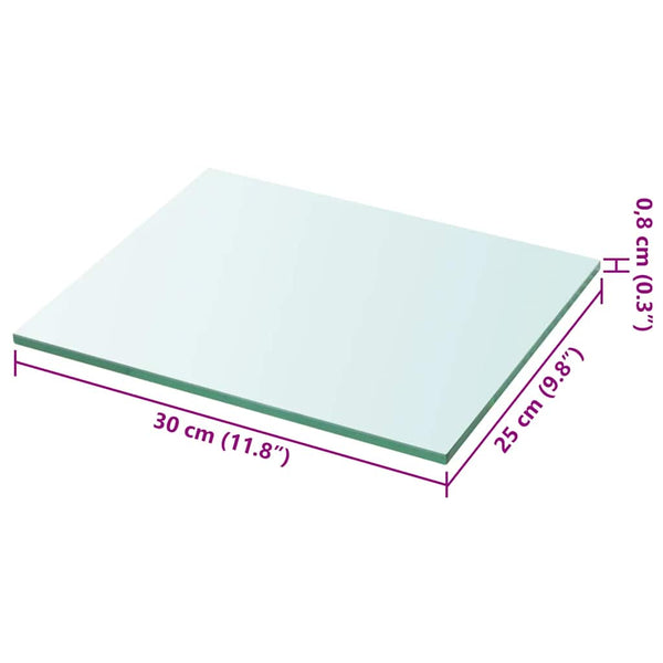 Klarglasregal Arlena 30x25cm (2 St.)
