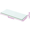 Klare Regale Arlena 50x15cm (2 St.)