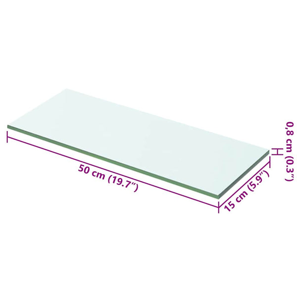 Klare Regale Arlena 50x15cm (2 St.)