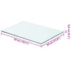 Klares Regal Arlena 50x30cm (2 Stk.)