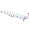 Klare Regalböden Arlena 70x15cm (2 St.)