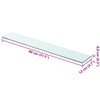Klare Regale Arlena 80x12cm (2 St.)