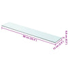 Klare Regale Arlena 90x15cm (2 St.)