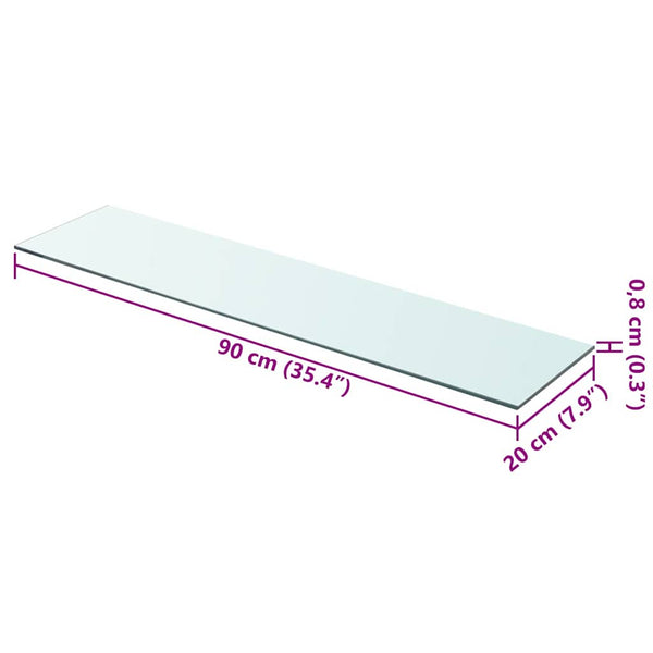 Klare Regale Arlena 90x20cm (2 St.)