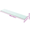 Kirkas hyllyt Arlena 100x20cm (2 kpl)