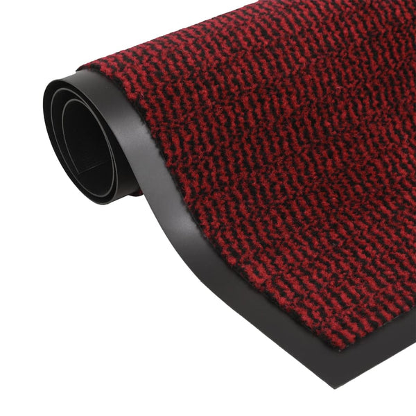 Roter Schmutzfangteppich Rihawi 40x60cm (2 Stück rechteckiger Flor)