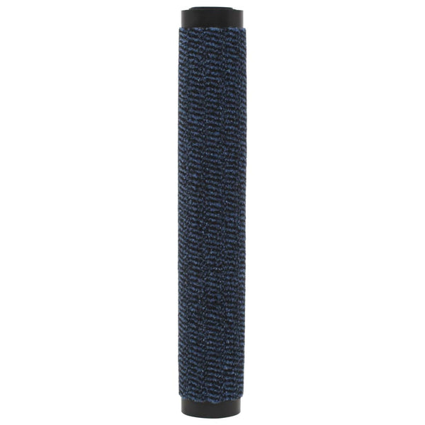 Blauer Fußabtreter Rihawi 90x150cm (2 Stück, rechteckig, Schlingenflor)