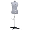Graue, verstellbare Schneiderpuppe, weiblich, Marsilia, Größe M (40-46)