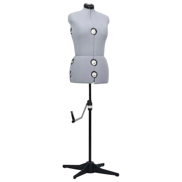 Graue, verstellbare Schneiderpuppe, weiblich, Marsilia, Größe M (40-46)