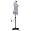 Graue, verstellbare Schneiderpuppe, weiblich, Marsilia, Größe M (40-46)