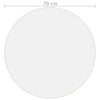 Matte Tischdecke Profirel Ø 70cm 2 mm (PVC)