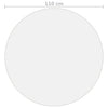 Matte Tischschutzunterlage Profirel Ø 110cm 2 mm (PVC)