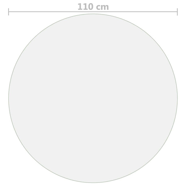 Matte Tischschutzunterlage Profirel Ø 110cm 2 mm (PVC)
