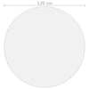 Transparenter Tischschutz Profirel Ø 120cm 2 mm (PVC)