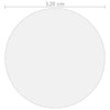 Matte Tischschoner Profirel Ø 120 cm 2 mm (PVC)