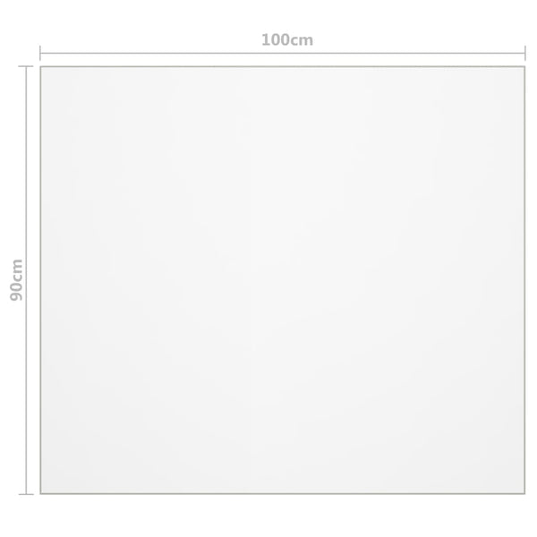 Transparenter Tischschutz Artorex 100x90cm 2 mm (PVC)