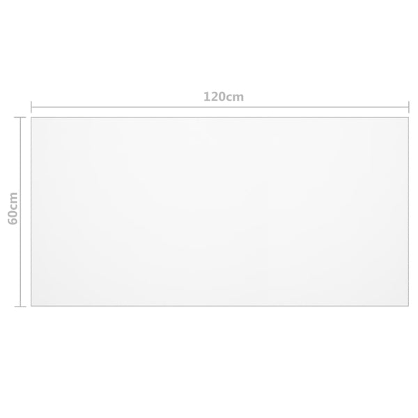 Transparenter Tischschutz Artorex 120x60cm 2 mm (PVC)