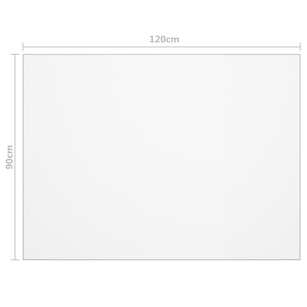 Transparenter Tischschutz Artorex 120x90cm 2 mm (PVC)