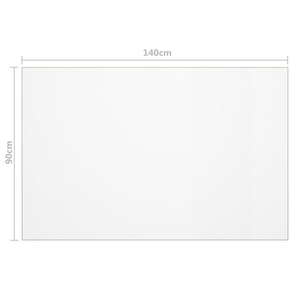 Transparenter Tischschutz Artorex 140x90cm (2 mm PVC)