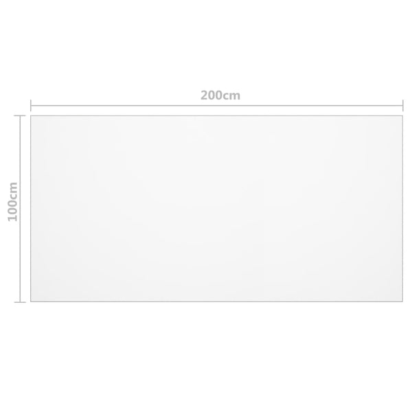 Matte Tischschutzfolie Artorex 200x100cm (2 mm PVC)