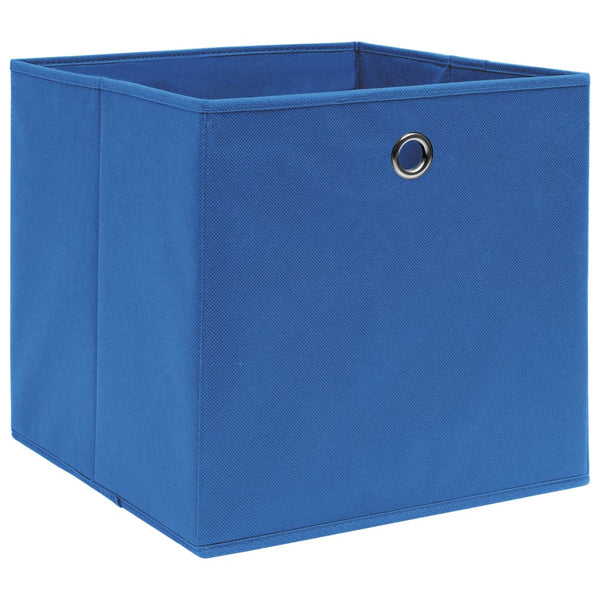 Blaue Aufbewahrungsboxen Patesan 32x32x32cm (4 Stück Stoff)
