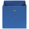 Blaue Aufbewahrungsboxen Patesan 32x32x32cm (4 Stück Stoff)