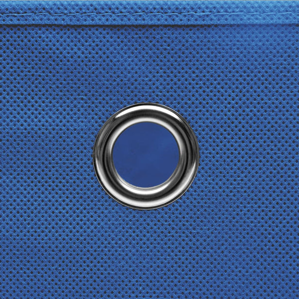 Blaue Aufbewahrungsboxen Patesan 32x32x32cm (4 Stück Stoff)