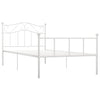 Weißes Bettgestell Nazlife 100x200cm (Metall)