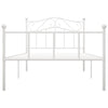 Weißes Bettgestell Nazlife 100x200cm (Metall)