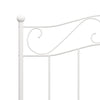 Weißes Bettgestell Nazlife 100x200cm (Metall)