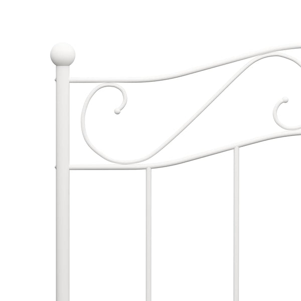 Weißes Bettgestell Nazlife 100x200cm (Metall)